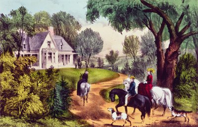 Summer in the Country, published by Nathaniel Currier and James Merritt Ives by American School